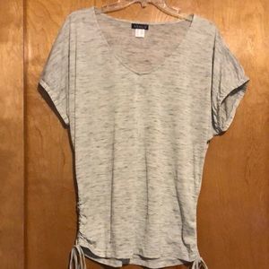 Ladies, Venus brand, short-sleeve T-shirt, top. New w/o tags. Large. Blue-gray.